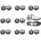thumbnail image 1 of Paquete de 16 clavos para zapatos de golf, goma antideslizante Stinger, accesorios de golf, clavos suaves de repuesto para tacos de golf, clavos para zapatos de golf, accesorios para clavos de zapatos, 1 of 7