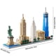 thumbnail image 2 of Kit de bloques de construcción LQPFBSM Skyline de Nueva York, 3452 piezas, 2 of 7