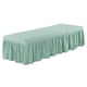 thumbnail image 3 of SPA Falda De Mesa De Masaje Funda De Cama De Belleza Sábana De Cenefa De Lino Verde Claro, 3 of 5