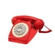thumbnail image 3 of Teléfono Fijo Con Dial Giratorio Comedor Sala De Estar Teléfono Fijo Con Cable Rojo, 3 of 5