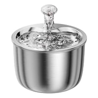 Ioensy - Fuente De Agua Para Gatos, Contenedor Adaptador Silencioso De La Ue Para Cachorros, Conejos De Interior