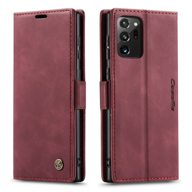 1pc Flip Case For Samsung Galaxy S23 S22 Ultra Note 10 Note 20 Ultra Retro Magnetic Card Artificial Leather Wallet