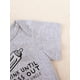 thumbnail image 3 of Unisex Infant Baby Funny Letter Graphic Onesie Romper, Cute Short Bodysuits Outfits For Boys And Girls, 3 of 5