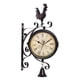 thumbnail image 1 of Reloj De Pared De Doble Cara Reloj De Estación Vintage Redondo Decoración Números Romanos, 1 of 5