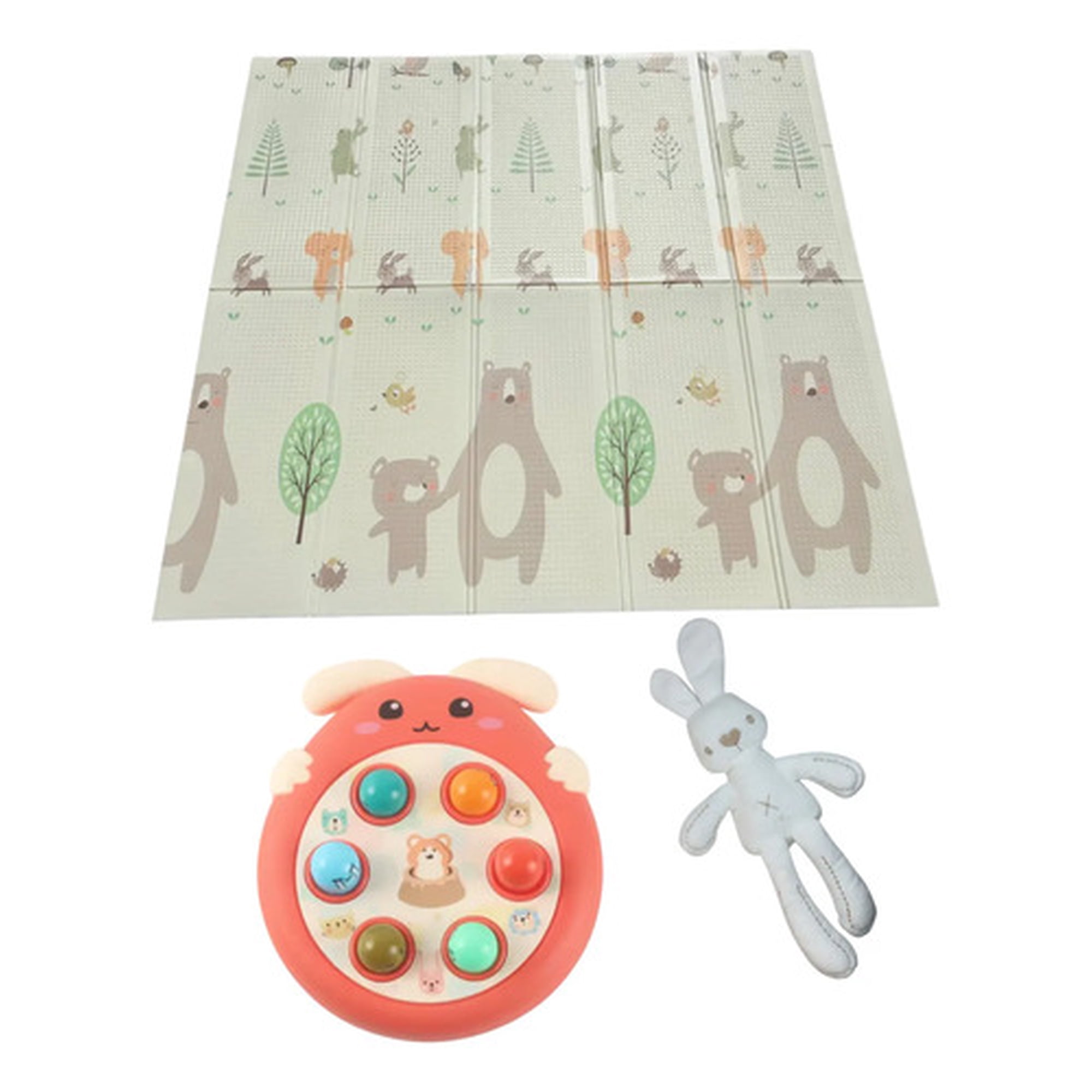 Marca - Alfombra Antigolpes Bebe Y Juguete Didáctico Regalo Pompon