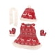 thumbnail image 3 of Conjunto De Ropa Navide?a Para Mu?ecas, Vestidos De Moda, Sombrero Para Regalo De Cumplea?os, Mu?ecas Para Bebés, Estilos A, 3 of 5