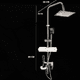 thumbnail image 2 of Columna Ducha Rectangular Con Monomando Ducha Telefono Bidet Gris, 2 of 10