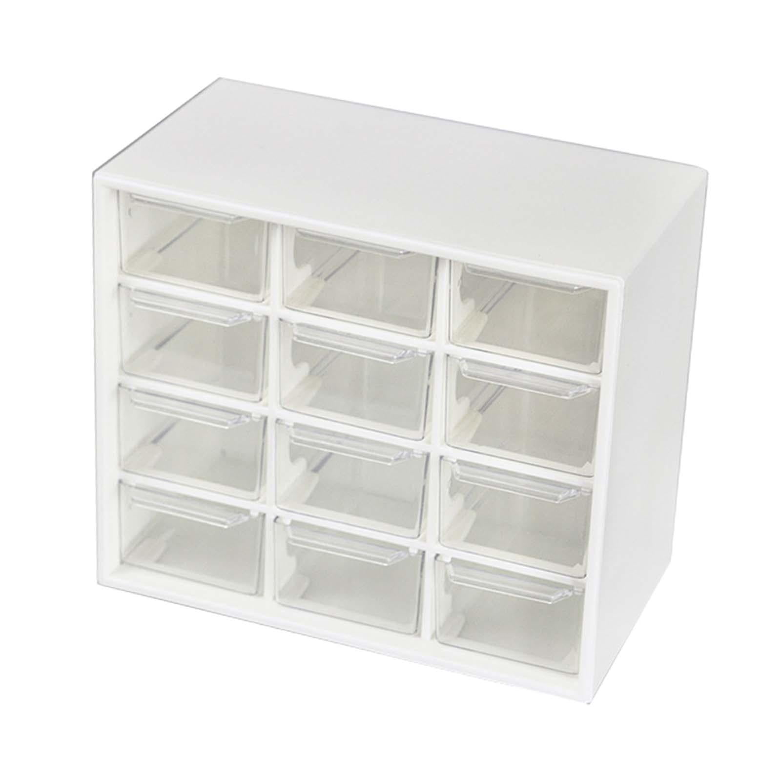 Magideal - Cajón De Escritorio, Accesorios, Caja De Almacenamiento Para Manualidades, Organizador De Escritorio, 12 Compartimentos, Para Colección, Aparatos Para