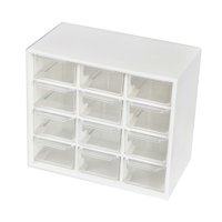 Magideal - Cajón De Escritorio, Accesorios, Caja De Almacenamiento Para Manualidades, Organizador De Escritorio, 12 Compartimentos, Para Colección, Aparatos Para