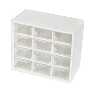 Magideal - Cajón De Escritorio, Accesorios, Caja De Almacenamiento Para Manualidades, Organizador De Escritorio, 12 Compartimentos, Para Colección, Aparatos Para