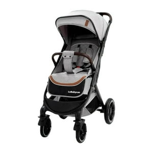 Coche De Paseo Con Cubre Pies Lubabycas Gris