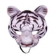 thumbnail image 4 of Zoo Animal Máscara Medias Máscaras Accesorio Halloween Adulto Disfraz Blanco, 4 of 5