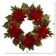 thumbnail image 2 of Corona artificial Nearly Natural de nochebuena de 60 cm con bayas y piñas, 2 of 5