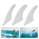 thumbnail image 3 of 3 aletas de PVC resistentes para tabla de surf, para cuencas hidrográficas (blancas), 3 of 8