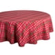 thumbnail image 1 of Mantel redondo DII Holiday Dining Tartán Holly Plaid de 70 pulgadas, 1 of 5