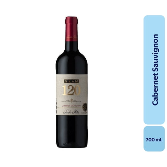Vino Cabernet Sauvignon Botellon 700 mL Santa Rita