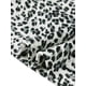 thumbnail image 5 of INSPIRE CHIC Tops de Leopardo para Mujer Cuello de Barco Espalda Descubierta Ajustado Camiseta Crop Top XS Blanco Negro, 5 of 6