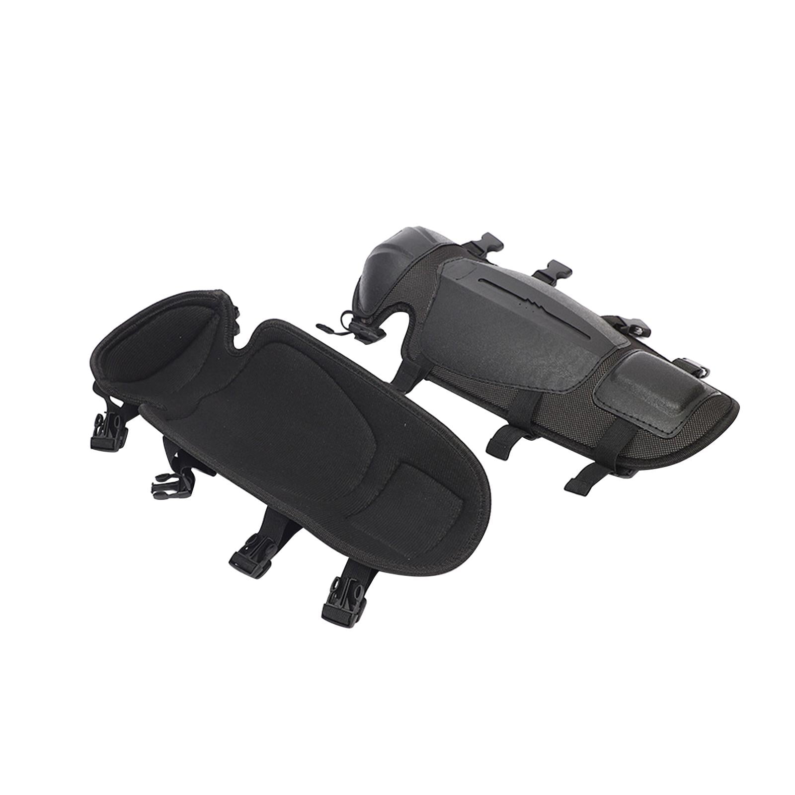 Ioensy - 2 Rodilleras Protectoras Para Piernas Para Jardinería, Para Limpiar Terrenos, Alicatar Y Cortar Césped, De Color Negro