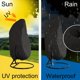 thumbnail image 3 of 1pc 210D Hanging Swing Egg Chair Cover Rattan Patio Outdoor Waterproof Protect Cover, 3 of 4