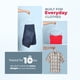 thumbnail image 4 of Perchas Neaties de plástico para ropa, 30 unidades, capacidad de 6 libras, color negro, 4 of 7