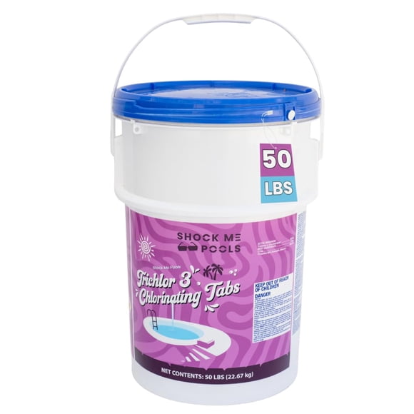 Tabletas de cloro para piscina Pyrock Chemical de 3 pulgadas, 22,5 kg