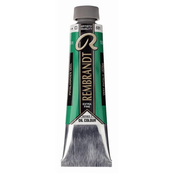 Óleo Rembrandt Verde Ftalo Amarillo 40 ml Tubo