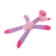 thumbnail image 5 of Juguetes para mascotas Squeak Plush Durable Chew Toy Dientes de limpieza para perro gato rosa, 5 of 5