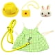 thumbnail image 2 of Conjunto De Vestido Para Mascotas Chaleco De Conejo Ropa De Disfraz Traje De Moda Diario Green_L, 2 of 5