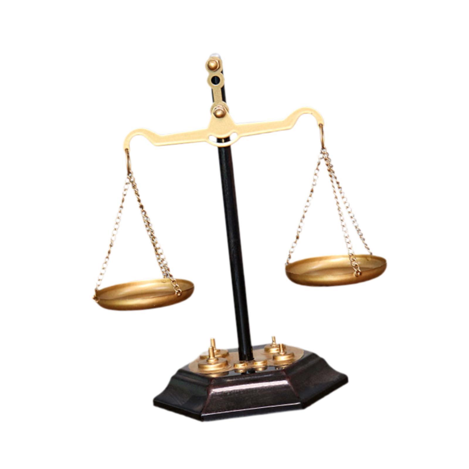 Ioensy - Libra-Exhibidor De Joyería, Balanza De Escritorio, Arte Para Pulseras, Collares, Anillos, 20Cm X 25Cm