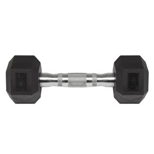 Atletis - Mancuerna Hexagonal 2,5 Kg Negro
