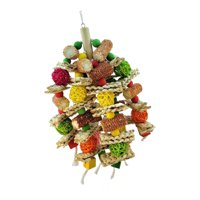 Magideal - Juguete Para Loros, Pájaro, Juguete Para Masticar, Juego Único Para Mascotas, Jaula Interior, Juguete Desgarrador Para Suministros Domésticos, Guacama