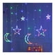 thumbnail image 1 of Guirnalda Navideña Navidad Estrellas Lunas Cortina Luz Led Multicolor, 1 of 3