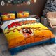 thumbnail image 1 of Tasmanian Devil Wild Cartoon Adventure Theme Innovative Cartoon Duvet Cover for Single/Double Bed 1 Duvet Cover + 1/2 Pillowcases Soft Light Beige-Friendly Bedd, 1 of 1