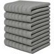 thumbnail image 1 of Paquete de 6 toallas Bumble Towels 51 cm gris de algodón, 1 of 6