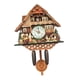 thumbnail image 2 of Reloj Análogo De Pared Madera Vintage Marrón Unisex, 2 of 3