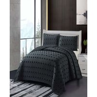 Tengfei - Cobertor Colcha Quilt Tufting De Lujo Suave Plaza Y Media