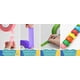 thumbnail image 4 of Cinta adhesiva de colores SkyTogether de 2,54 cm de ancho con forma de arcoíris, 10 rollos, 4 of 8
