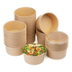 thumbnail image 1 of Envase bowl kraft con tapa pet 1000ml (50 unidades), 1 of 3
