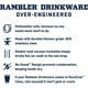 thumbnail image 4 of Vaso apilable YETI Rambler 20 oz, acero inoxidable, aislado al vacío con tapa MagSlider, Grasshopper, 4 of 8