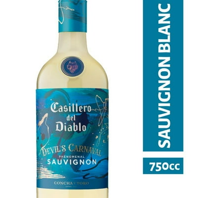 Vino Blanco Blanc Devils Carnaval Phenomenal 13.5° Botella 750 Ml Casillero Del Diablo