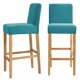 thumbnail image 1 of Cubiertas De Silla De Comedor Extraíbles Lavables Estirables Cubiertas De Taburete De Bar Cubiertas De Silla De Taburete De Bar Cubierta De Asiento Del Mostrador Del Pub ( Juego De 2) Exc, 1 of 3