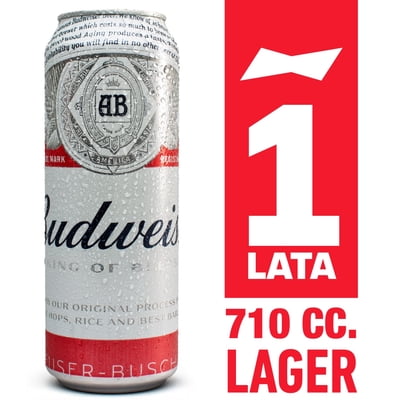 Cerveza Lager 5° Lata 710 Ml Budweiser