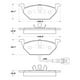 thumbnail image 2 of Pastillas Freno para auto Volkswagen Golf Plus 2004-2013 Delantero, 2 of 3