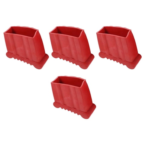 Ioensy - 4 Uds Escalera Antideslizante Alfombrilla Para Pies Cojín Reemplazo Parachoques De Seguridad 7,2X2,8 Cm