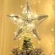 thumbnail image 1 of Decoración para árbol de Navidad Juegoal Star con 20 luces LED plateadas, 1 of 7