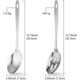 thumbnail image 3 of Kirecoo 2PCS Stainless Steel Serving Spoons Set, Solid Slo, 3 of 3