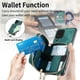 thumbnail image 3 of Funda Tipo Cartera con Correa Cruzada para Samsung Galaxy A12 5G Protección Contra Golpes Verde, 3 of 5
