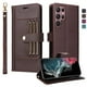 thumbnail image 5 of FOXDOCK Funda tipo Cartera para Samsung Galaxy S24 Ultra – Cubierta de Cuero PU con Múltiples Ranuras, Bolsillo para Efectivo y Correa de Muñeca, 5 of 6