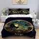 thumbnail image 1 of 3pcs Virgo Art Illustration Printed Bedding Set Soft, 1 of 1