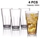 thumbnail image 1 of piezas, reutilizables e irrompibles, hechos de acrílico, vaso para beber octogonal de 420 ml. Adecuado para bares, cocinas, etc., 1 of 8